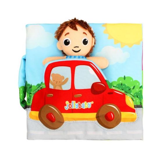 Образователна мека книжка Малък шофьор - Jollybaby