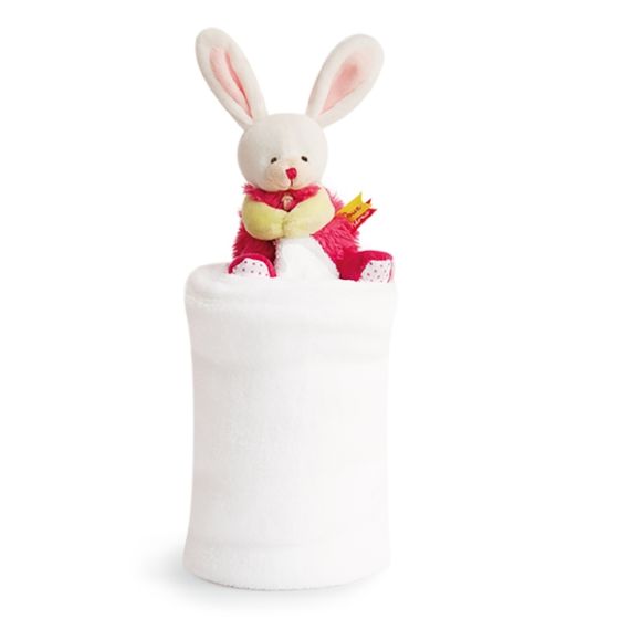 Одеало с играчка LOVELY BUNNY - Doudou et Compagnie