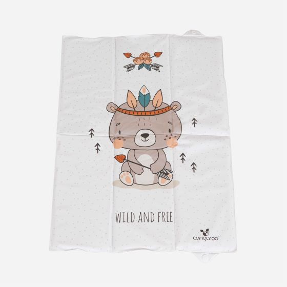 Сгъваема преносима подложка за повиване Wild and free-Bear