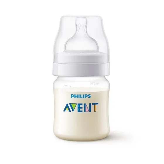 Шише за хранене Classic Anti-colic с биберон 0м+, 125мл Philips AVENT