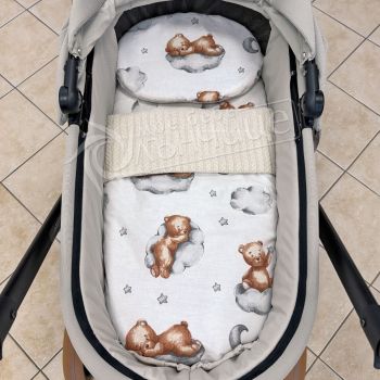 Комплект за количка Little Teddy Bear Vintage - Есен/Зима