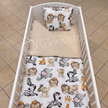 Спален комплект от три части - Beige Jungle