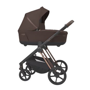 Бебешка количка 2в1 Miloo 2.0 Excellent Chocolate - Espiro с кош за новородено бебе