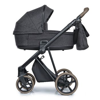 Бебешка количка 2в1 Ivi Vintage Pixel Dark - ROAN