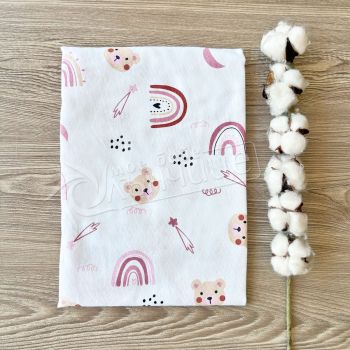 Бебешка пелена - Pink Rainbows Бархет