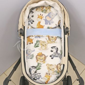 Зимен комплект за количка - Blue Jungle