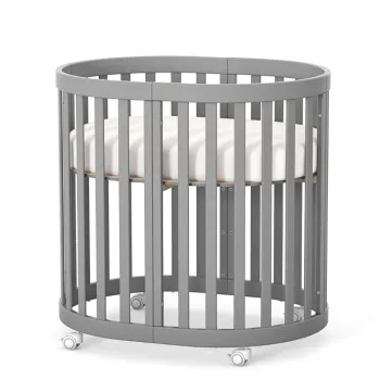 Бебешко легло от бук Roma - Graphite