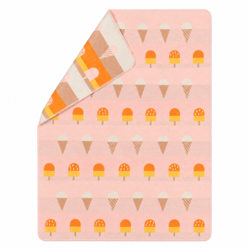 Бебешко памучно одеяло 70x90 см - Gelato Dreams, Pink