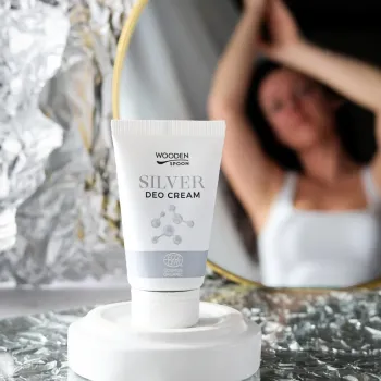 Био крем-дезодорант със сребро - Wooden Spoon
