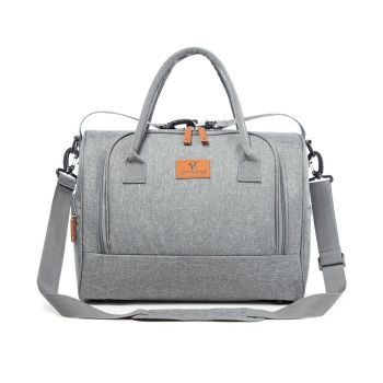 Чанта за бебешка количка Jossie цвят сив