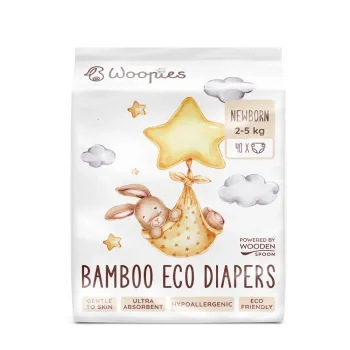Еко пелени Новородени 2-5кг - Wooden Spoon