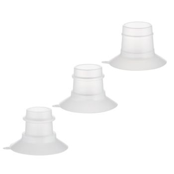 Комплект 3 бр. накрайници - уплънения за фуния за помпа за кърма MilkShell Hands-Free - Canpol  (размери 19, 21 и 24)