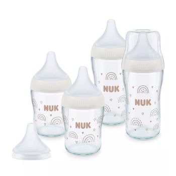 Комплект шишета NUK Perfect Match 5 части - стъкло