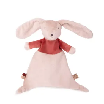 Мека играчка кърпа за гушкане Заек 28 см - Tedsy