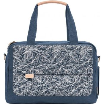 Многофункционална чанта за количка 2 в 1 Day to Day, 100% памук - цвят Palm