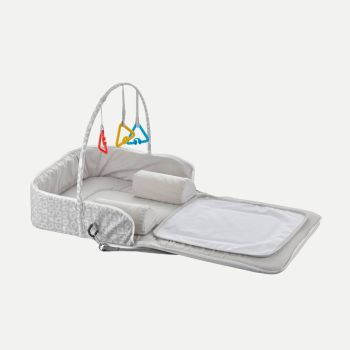 Мултифукционална чанта със сгъваемо гнездо и повивални с арка - Babyjem
