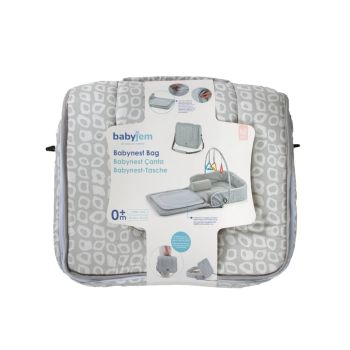 Мултифукционална чанта със сгъваемо гнездо и повивални с арка - Babyjem