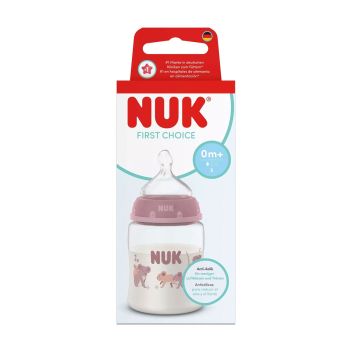 NUK First Choice Шише РР 150мл. със силиконов биберон S - Коала