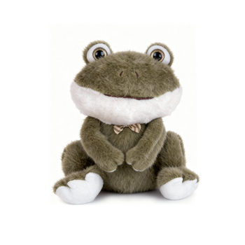 Плюшена играчка Жаба с папийонка - 26 см