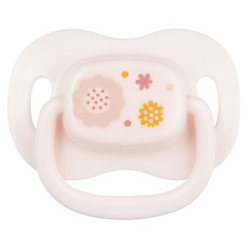 Силиконова симетрична залъгалка Newborn Baby, розова, 0–6 м – Canpol
