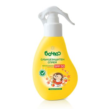 Слънцезащитен спрей SPF 50 - Бочко