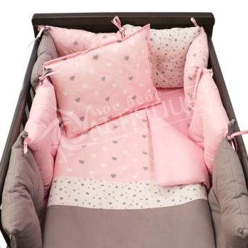 Спален комплект с обиколници Dream Hearts