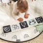 Активна гимнастика Luxe Gymini Black&White Décor с дървена арка - Tiny Love
