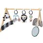 Активна гимнастика Luxe Gymini Black&White Décor с дървена арка - Tiny Love