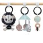 Активна гимнастика Luxe Gymini Black&White Décor с дървена арка - Tiny Love