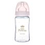 Антиколик шише с широко гърло Easy Start - Royal baby - Canpol - 240мл - розов