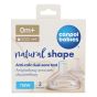 Антиколик двузонов биберон Natural Shape 0м+ 2бр. - Canpol babies