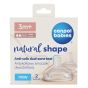 Антиколик двузонов биберон Natural Shape 3м+ 2бр. - Canpol babies