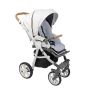 Бебешка количка 2в1 BASS COCONUT ECO/WHITE - ROAN