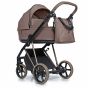 Бебешка количка 2в1 Ivi Vintage Mocha Mousse с кош за новородено