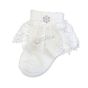 Бебешки чорапки с дантела