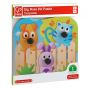 Бебешки дървен пъзел Животни, 4 части - Hape