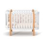 Бебешко легло от бук Monaco - Natural White
