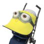 Дизайнерски двулицев сенник за бебешка количка с UV защита - Minion