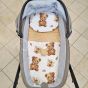 Двулицев летен комплект за количка - Brown Bear