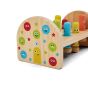 Дървена играчка с чукче Чудовища, 11 части – Hape