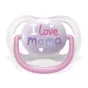 Комплект от 2 броя ортодонтични залъгалки, Ultra Air Happy 0-6m+, Philips AVENT - надпис Love и Пеперуда
