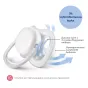 Комплект от 2 броя ортодонтични залъгалки, Ultra Air 18m+, Philips AVENT - декорация Слонове и Надпис
