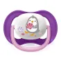 Комплект от 2 броя ортодонтични залъгалки, Ultra Air Happy 6-18m+, Philips AVENT - надпис Слон и Пингвин