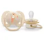 Комплект от 2 броя ортодонтични залъгалки, Ultra Soft 0-6м, Philips AVENT - Тукан и Листа