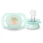 Комплект от 2 броя ортодонтични залъгалки за новородени, Ultra Start 0-2м, Philips AVENT - Очички и Усмивка