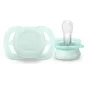 Комплект от 2 броя ортодонтични залъгалки за новородени, Ultra Start 0-2м, Philips AVENT - Синьо и Зелено
