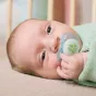 Комплект от 2 броя ортодонтични залъгалки за новородени, Ultra Start Night 0-2м, Philips AVENT -  декор Sleep 