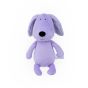 Мека играчка за гушкане Dog лилав