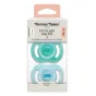 Комплект от 2 броя ортодонтични залъгалки Ultra Light Stay Put - Tommee Tippee Син/Тюркоаз 0-6м