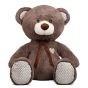 Плюшена играчка Мечок с глитер на лапите и ушите - Кафяв 90 см